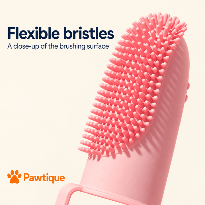 Pawtique Double-Finger Pet Toothbrush - Pawtique