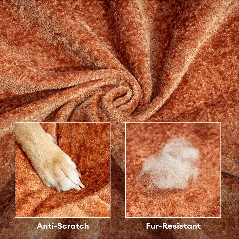 Pawtique DreamNest™ Diamond Velvet Round Bolster Dog Bed - Pawtique