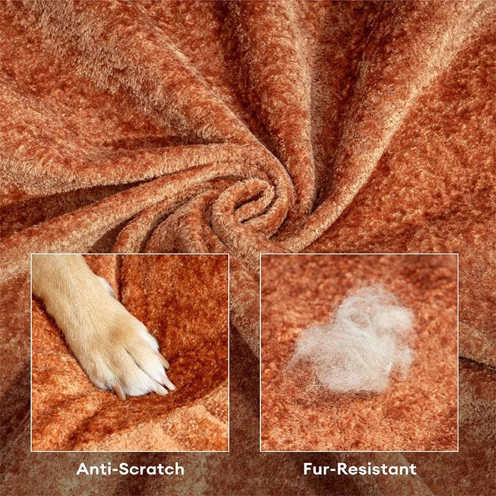 Pawtique DreamNest™ Diamond Velvet Round Bolster Dog Bed - Pawtique
