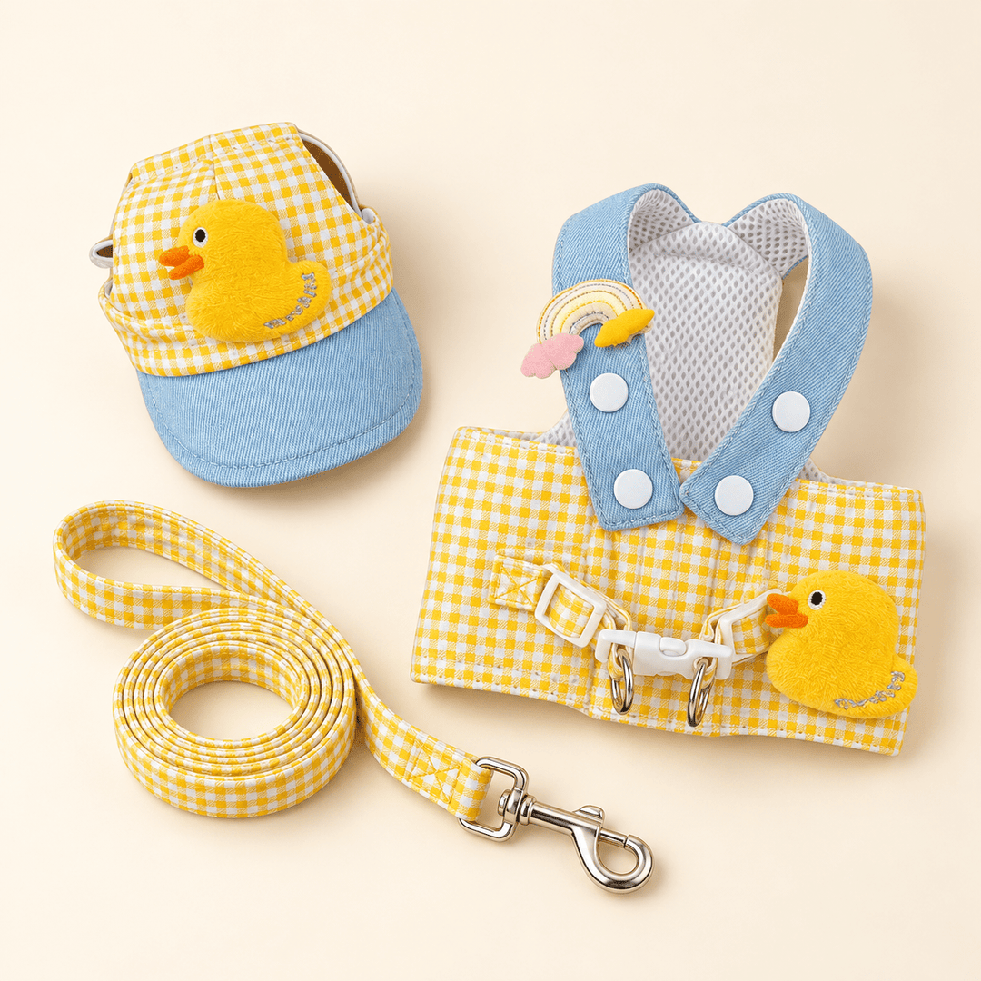 Pawtique Duckling Days™ Harness, Leash & Cap Set - Pawtique