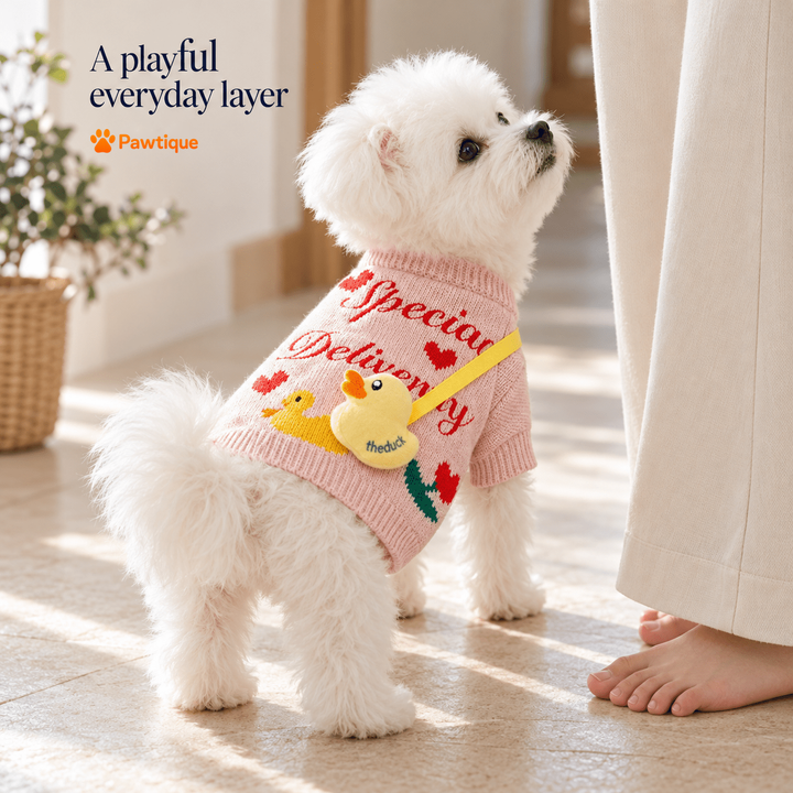 Pawtique Duckling Knit ready to walk