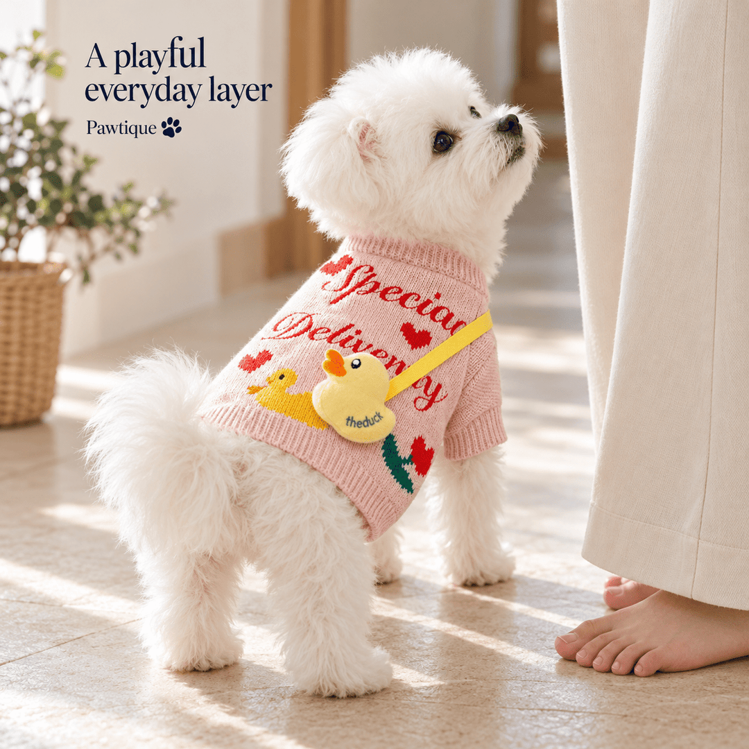 Pawtique Duckling Knit Pet Sweater - Pawtique