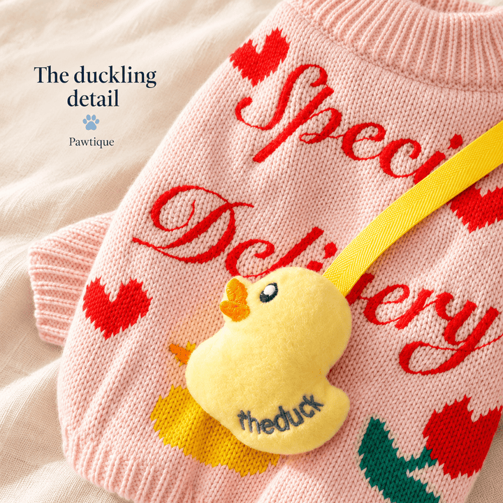 Pawtique Duckling Knit Pet Sweater - Pawtique