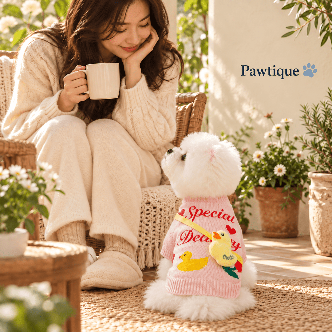 Pawtique Duckling Knit Pet Sweater - Pawtique