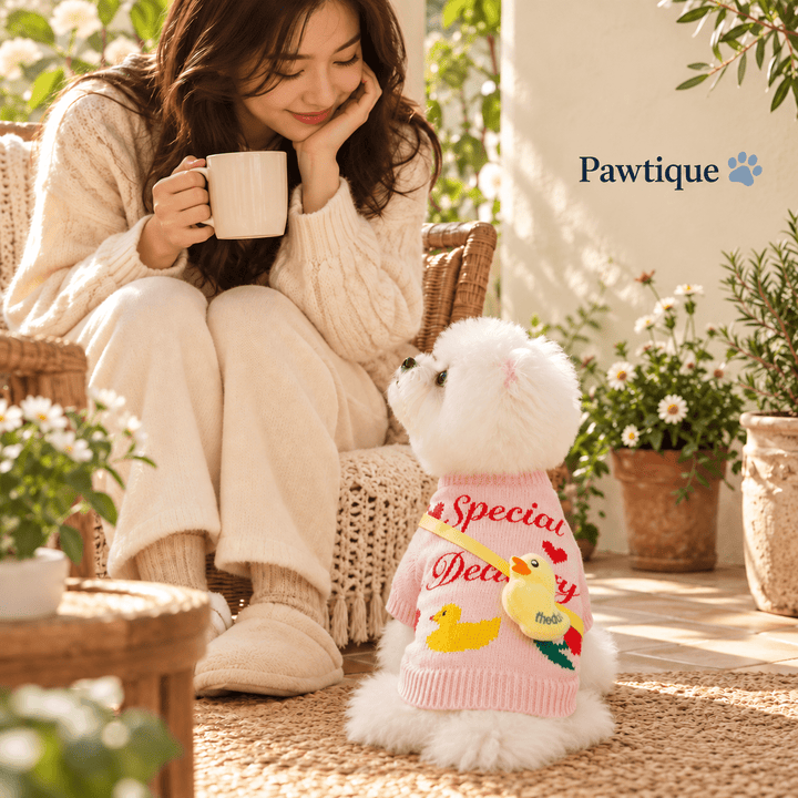 Pawtique Duckling Knit Pet Sweater - Pawtique