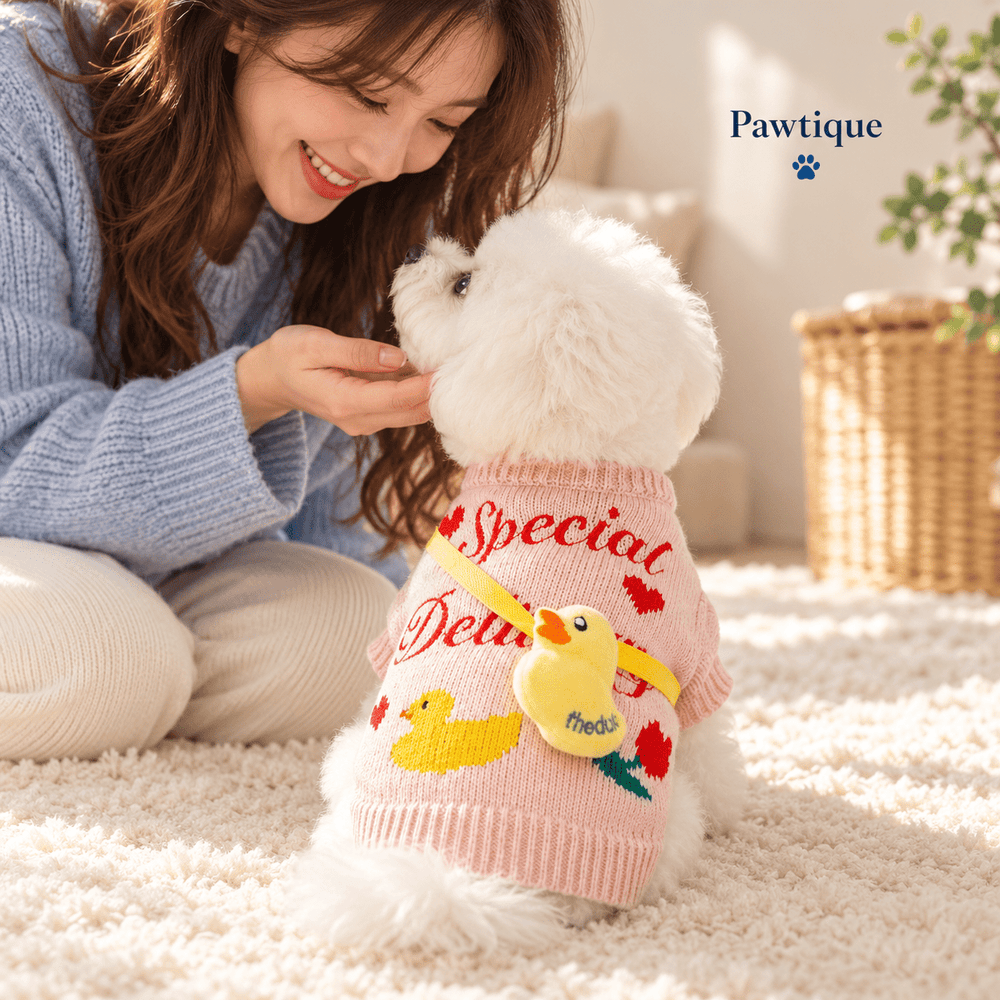 Pawtique Duckling Knit Pet Sweater - Pawtique