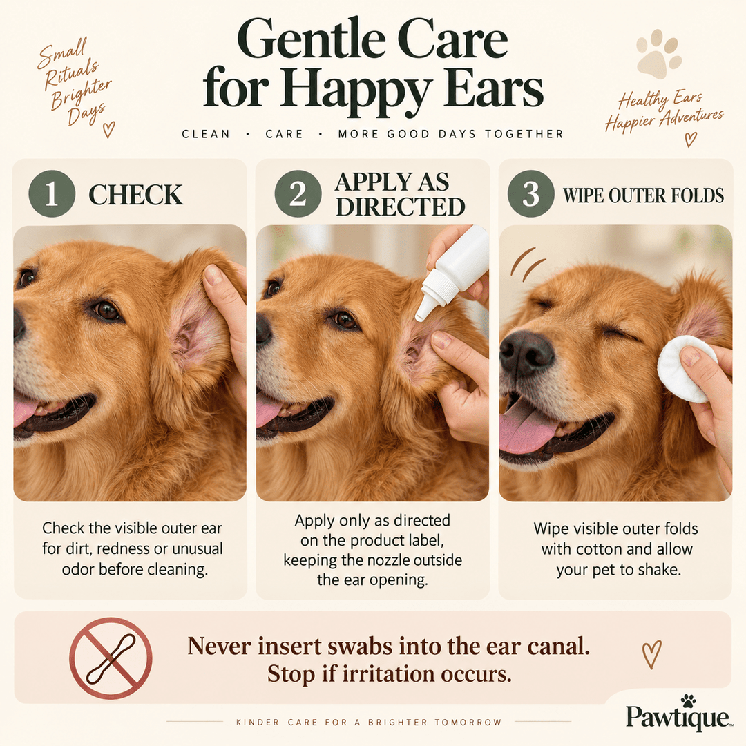 Pawtique EarCare™ 30 mL Pet Ear Cleaning Kit - Pawtique