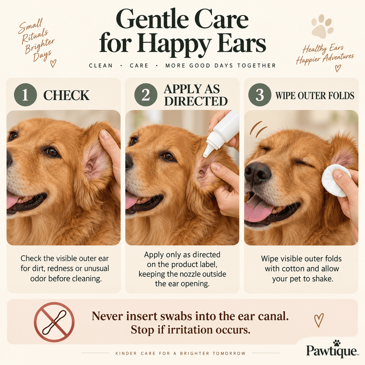 Pawtique EarCare™ 30 mL Pet Ear Cleaning Kit - Pawtique