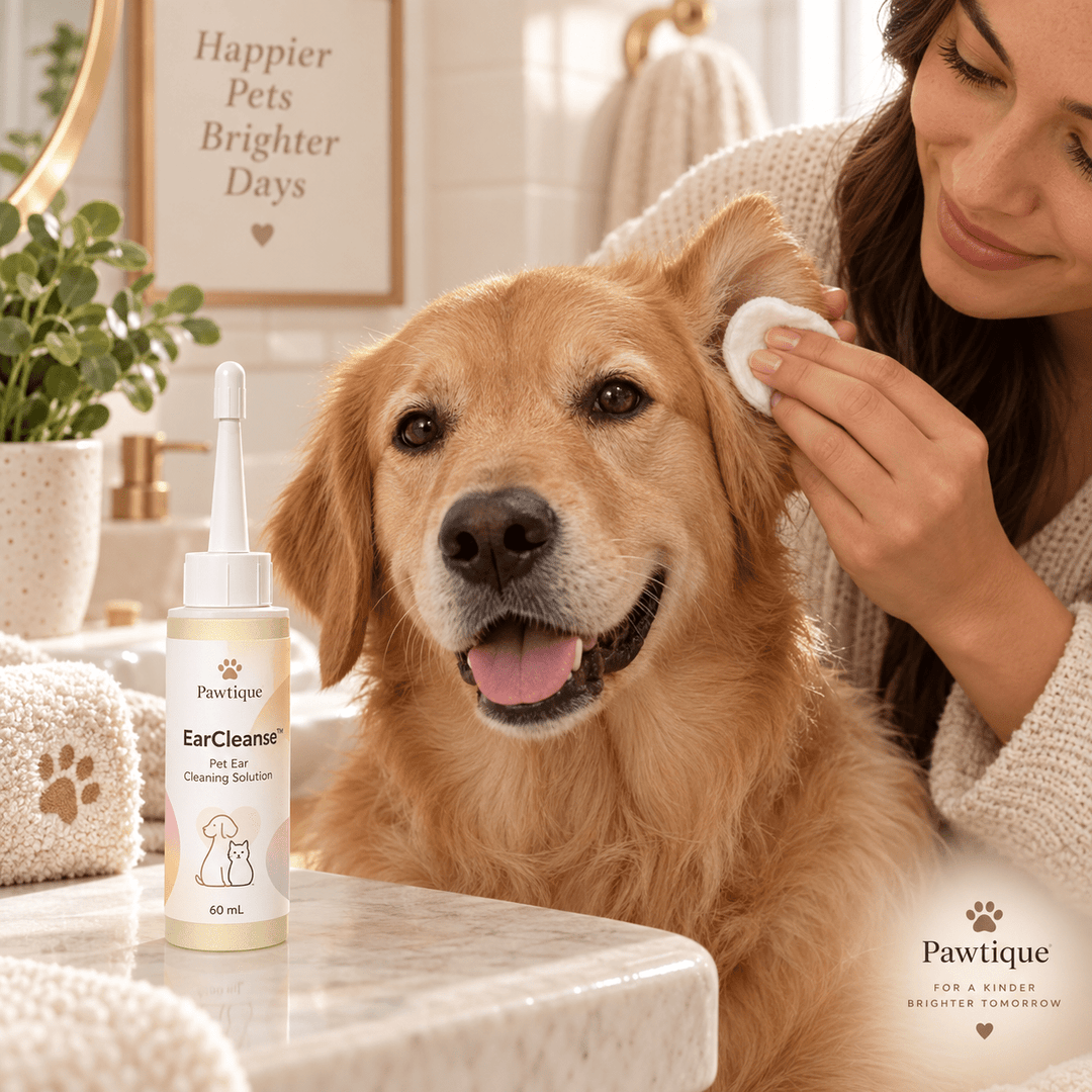 Pawtique EarCleanse™ 60 mL Pet Ear Cleaning Solution - Pawtique