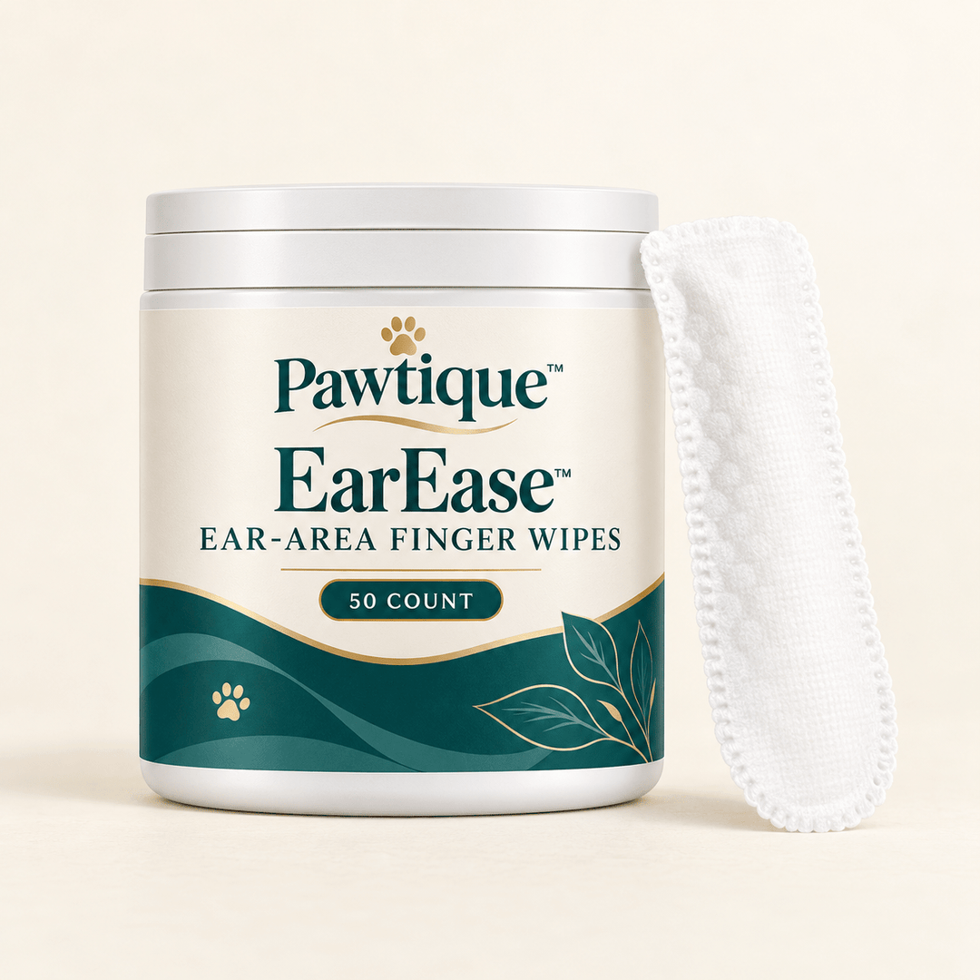 Pawtique EarEase™ Ear-Area Finger Wipes — 50 Count - Pawtique