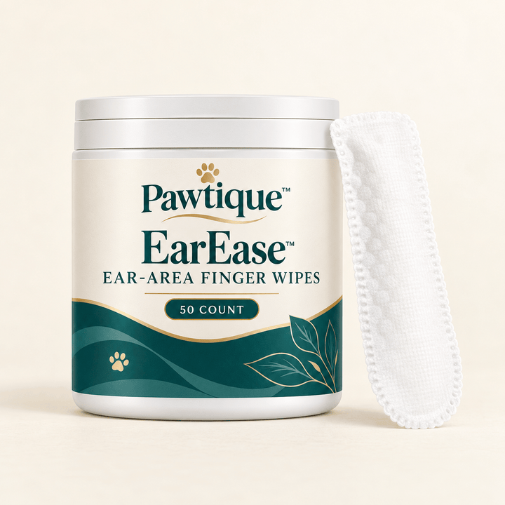 Pawtique EarEase™ Ear-Area Finger Wipes — 50 Count - Pawtique