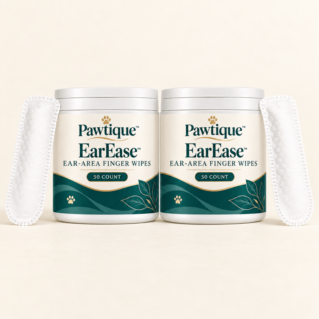Pawtique EarEase™ Ear-Area Finger Wipes — 50 Count - Pawtique