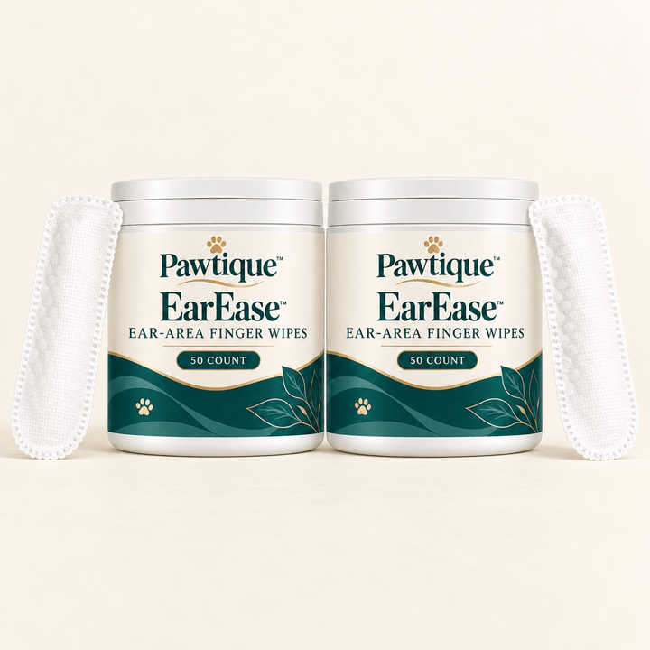 Pawtique EarEase™ Ear-Area Finger Wipes — 50 Count - Pawtique