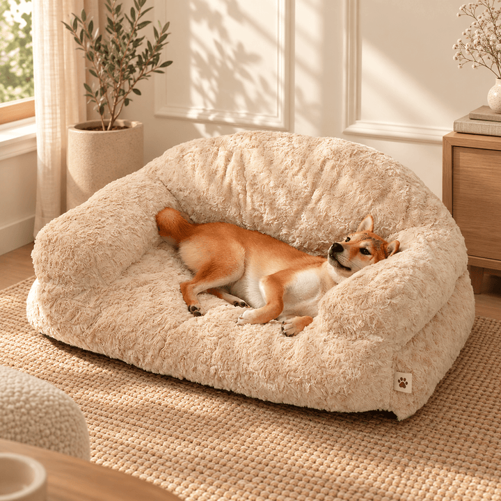 Pawtique EmbraceSofa™ Plush Wraparound Pet Bed - Pawtique