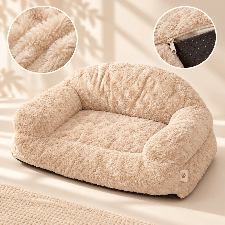Pawtique EmbraceSofa™ Plush Wraparound Pet Bed - Pawtique
