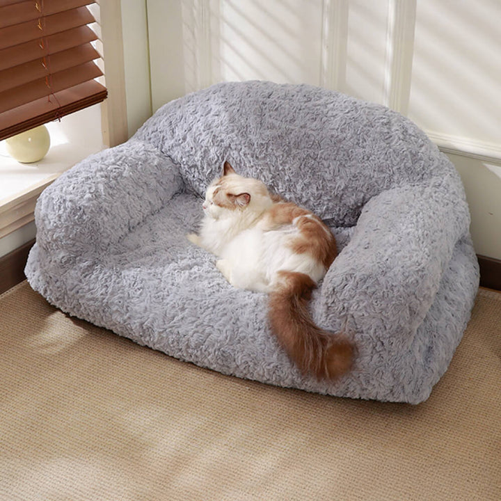 Pawtique EmbraceSofa™ Plush Wraparound Pet Bed - Pawtique