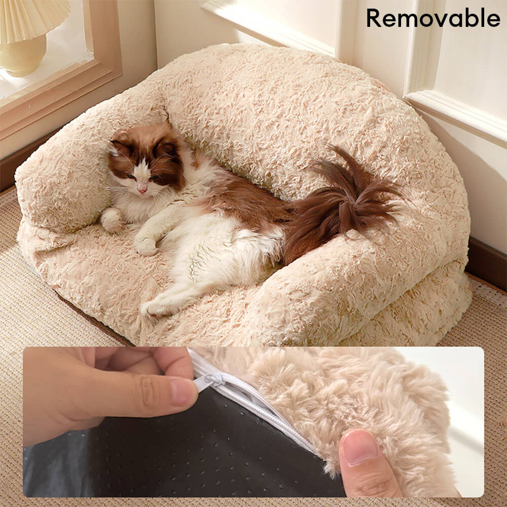 Pawtique EmbraceSofa™ Plush Wraparound Pet Bed - Pawtique