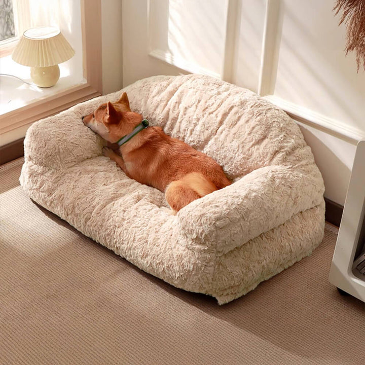 Pawtique EmbraceSofa™ Plush Wraparound Pet Bed - Pawtique
