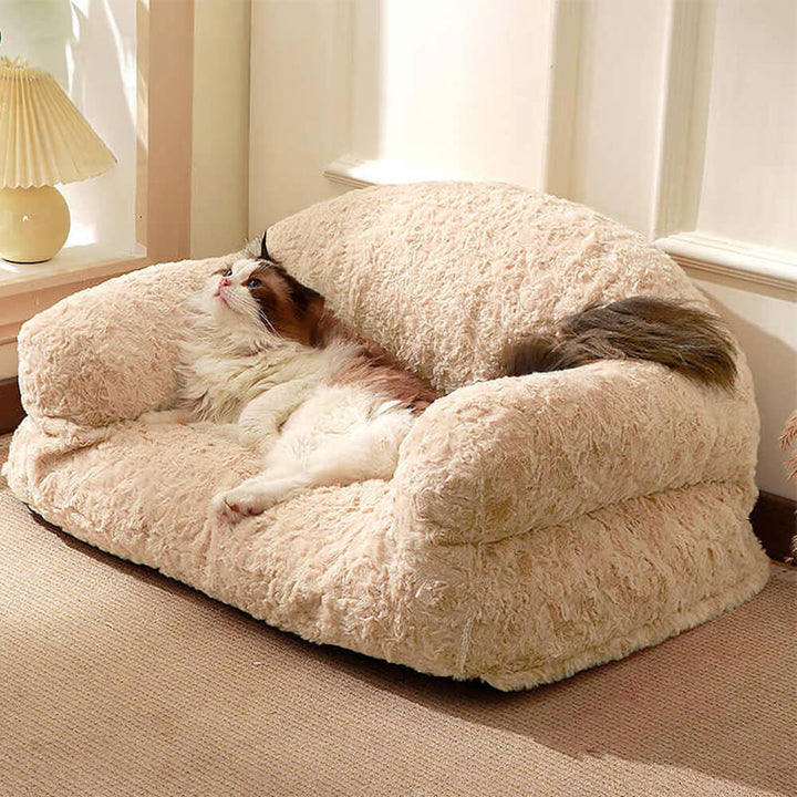 Pawtique EmbraceSofa™ Plush Wraparound Pet Bed - Pawtique