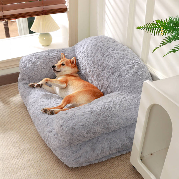 Pawtique EmbraceSofa™ Plush Wraparound Pet Bed - Pawtique
