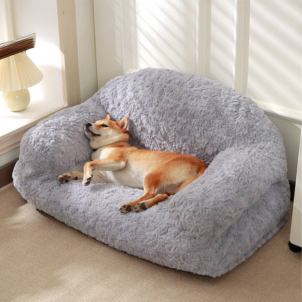 Pawtique EmbraceSofa™ Plush Wraparound Pet Bed - Pawtique