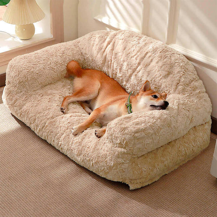 Pawtique EmbraceSofa™ Plush Wraparound Pet Bed - Pawtique
