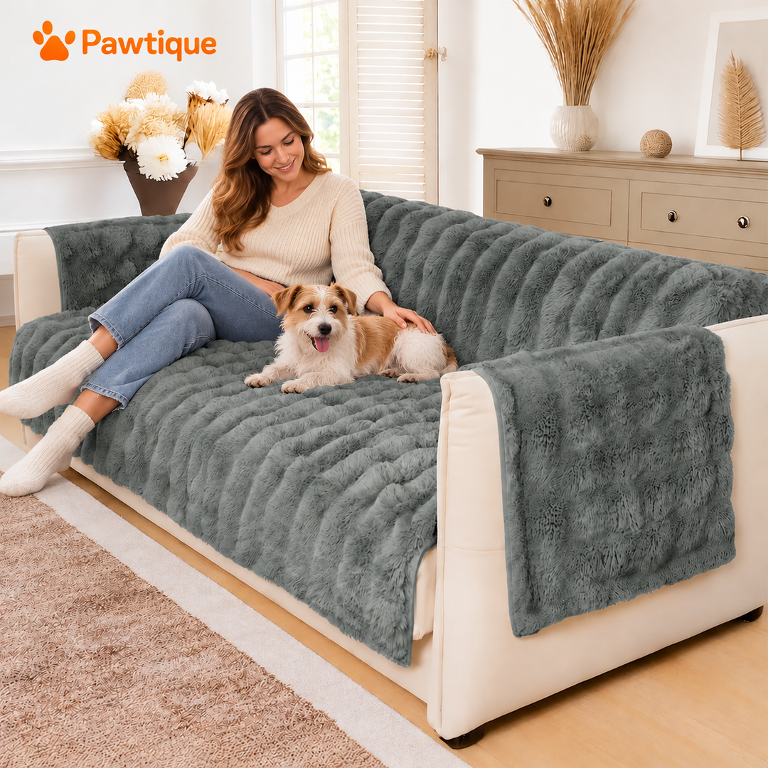EverDry plush furniture cover: companionship