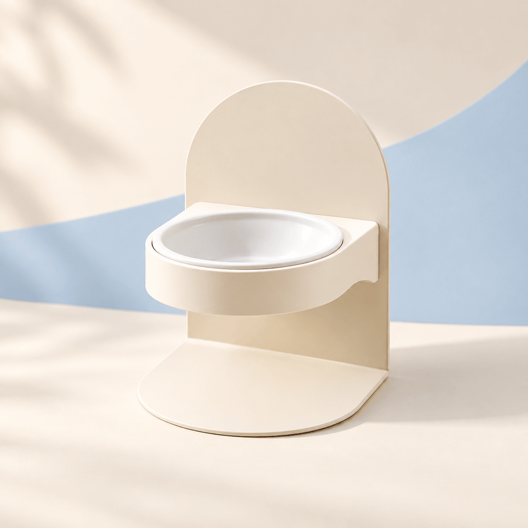 Pawtique FlexDine™ Adjustable Elevated Ceramic Cat Bowl - Pawtique