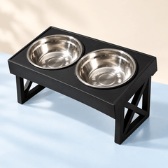 Pawtique FlexFeast 3-Height Double Pet Bowl - Pawtique