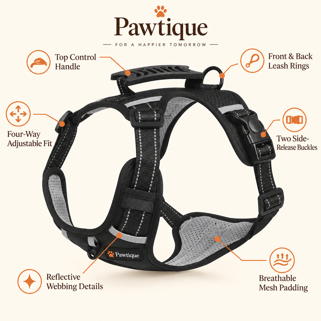 Pawtique FlexGuard dog harness feature guide