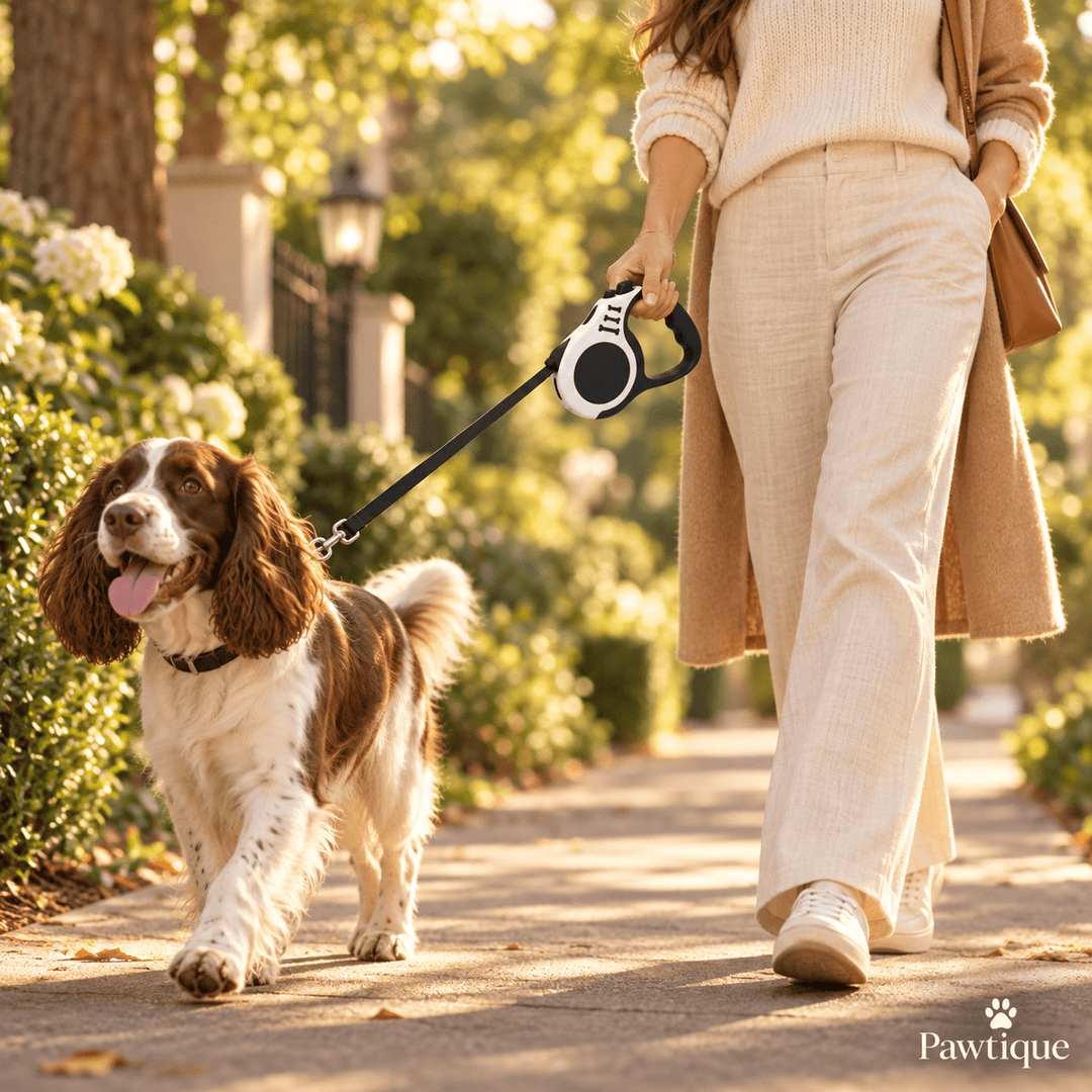 Pawtique FlexiLoop™ Automatic Retractable Dog Leash – 3 m / 5 m - Pawtique