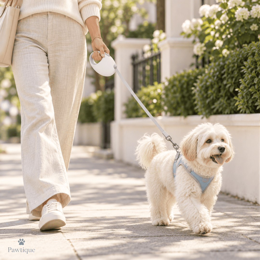 Pawtique FlexiReach™ Retractable Tape Dog Leash - Pawtique