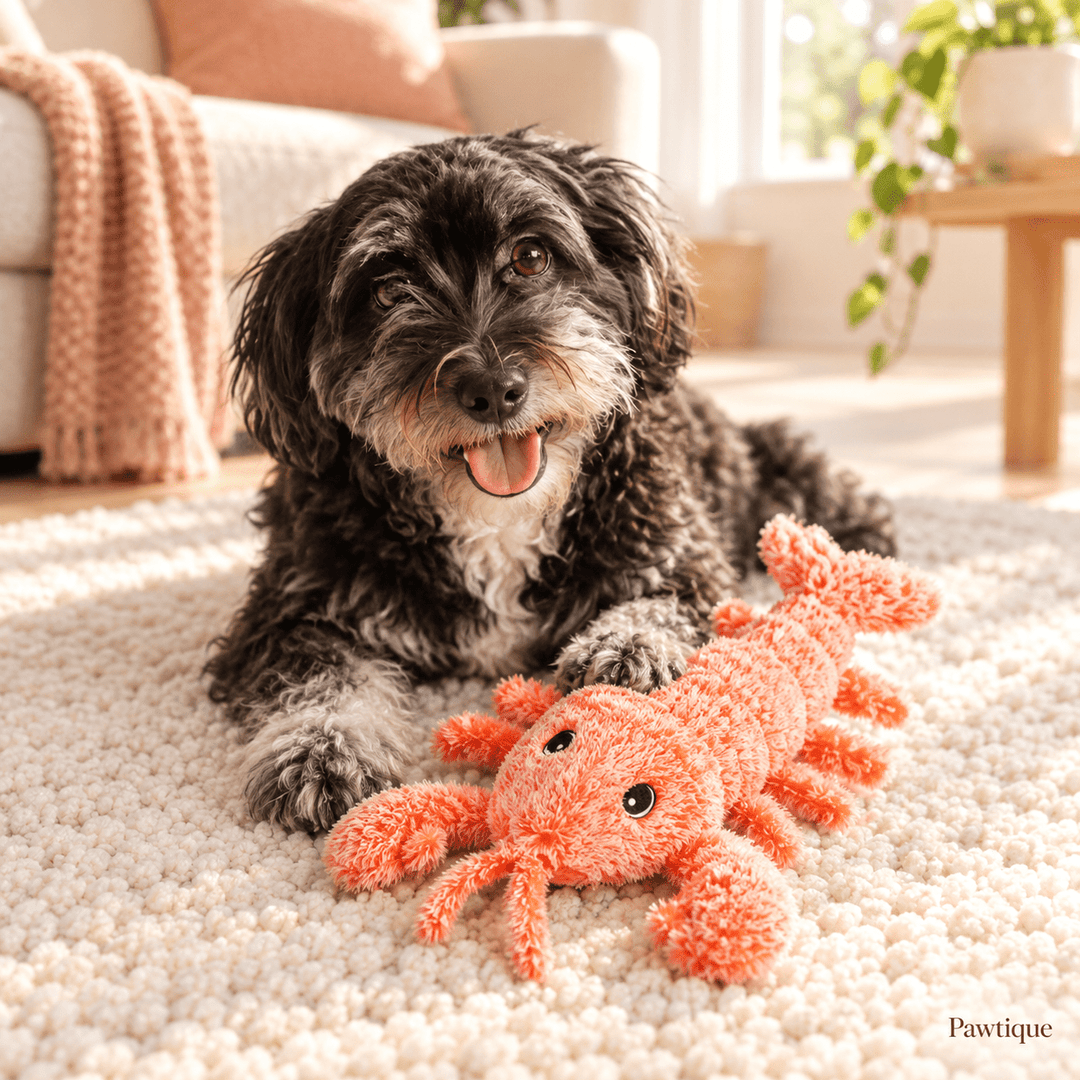Pawtique FloppyLobster™ USB-Rechargeable Moving Dog Toy - Pawtique