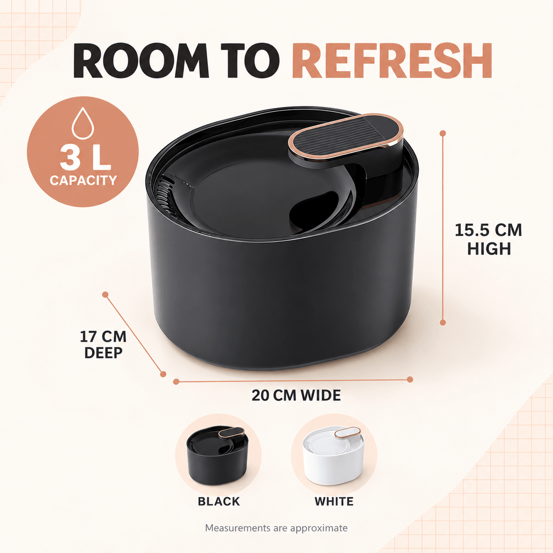 Pawtique FlowSense™ 3L Sensor Pet Water Fountain - Pawtique