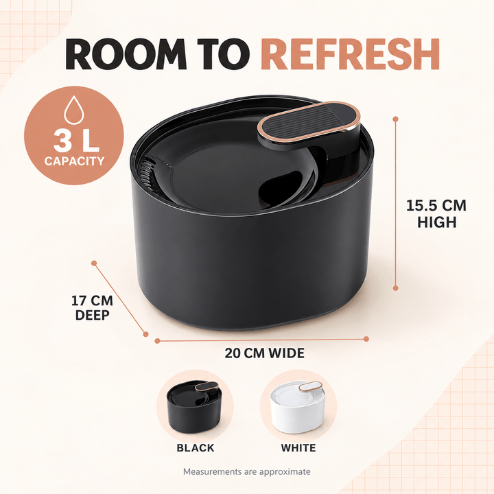 Pawtique FlowSense™ 3L Sensor Pet Water Fountain - Pawtique