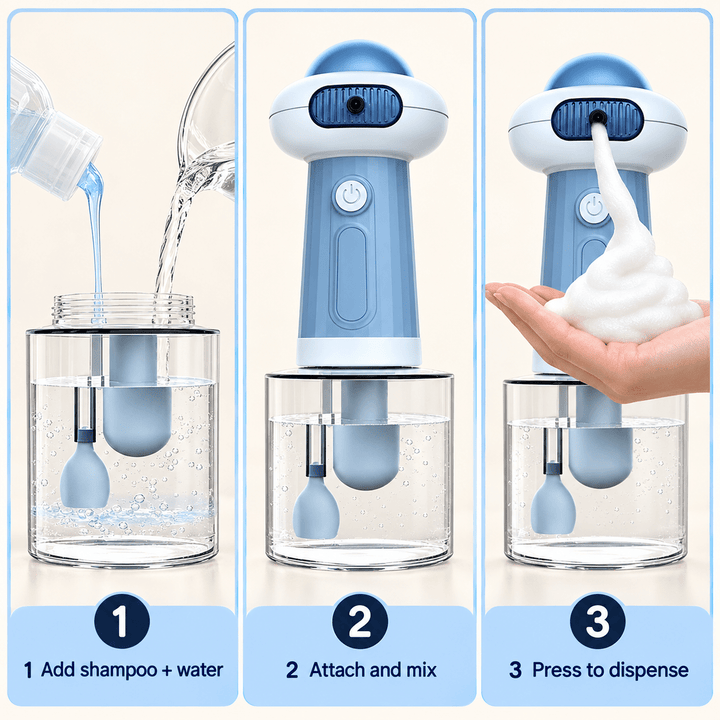 Pawtique FoamMate™ Electric Pet Bath Foamer - Pawtique