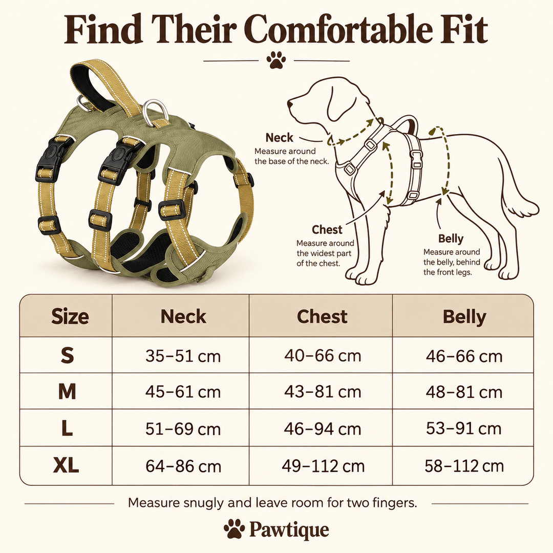Pawtique FortiGuard™ Reflective Full-Body Dog Harness - Pawtique