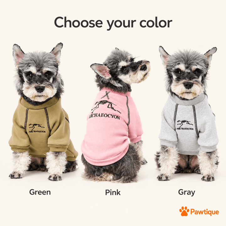 Pawtique FossilTrail™ Fleece Dog Sweatshirt - Pawtique