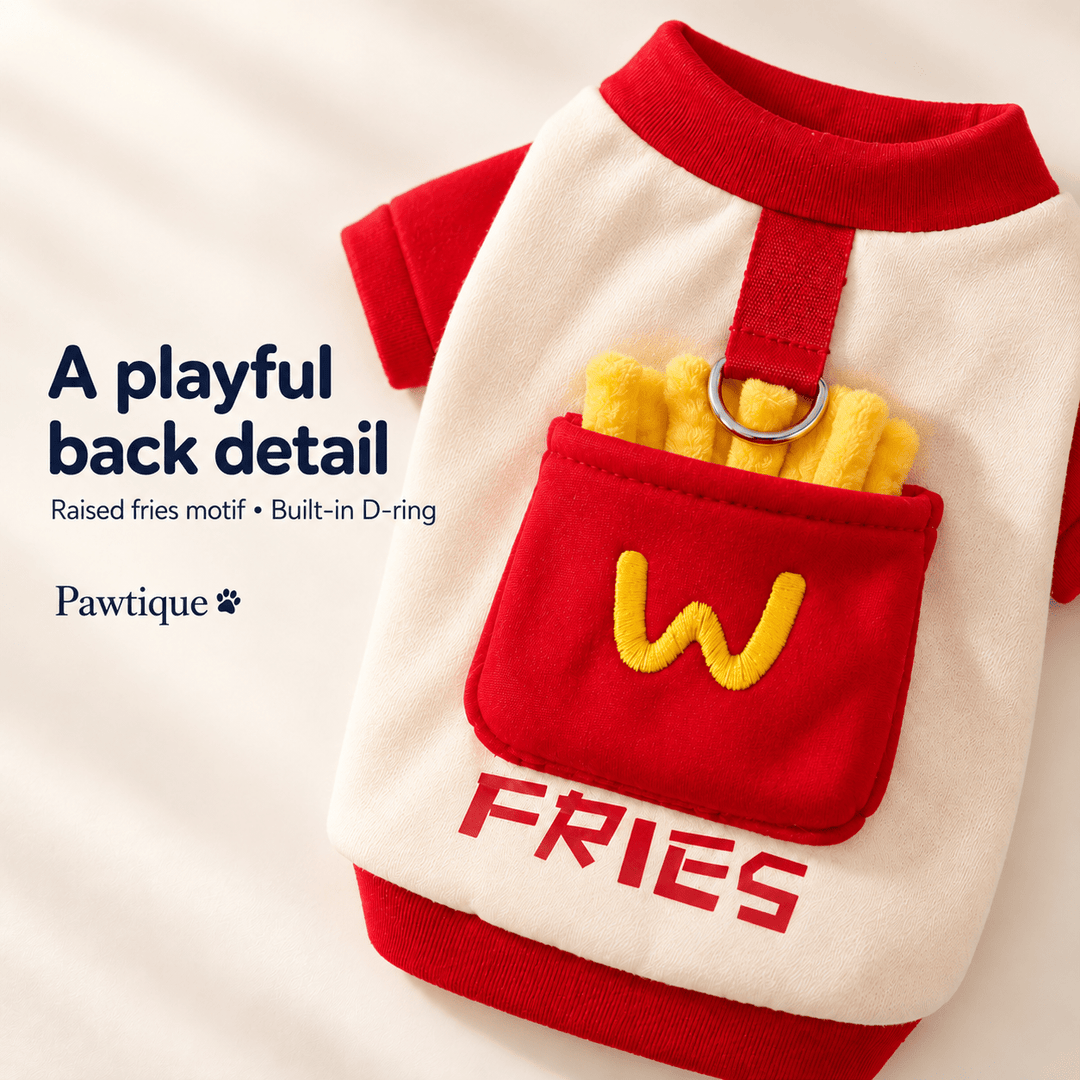 Pawtique French Fries Dog Sweatshirt - Pawtique