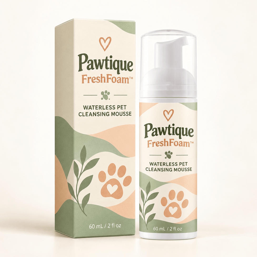 Pawtique FreshFoam™ 60 mL Waterless Pet Cleansing Mousse - Pawtique