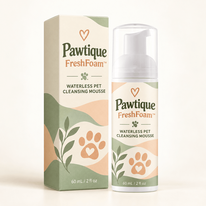 Pawtique FreshFoam™ 60 mL Waterless Pet Cleansing Mousse - Pawtique