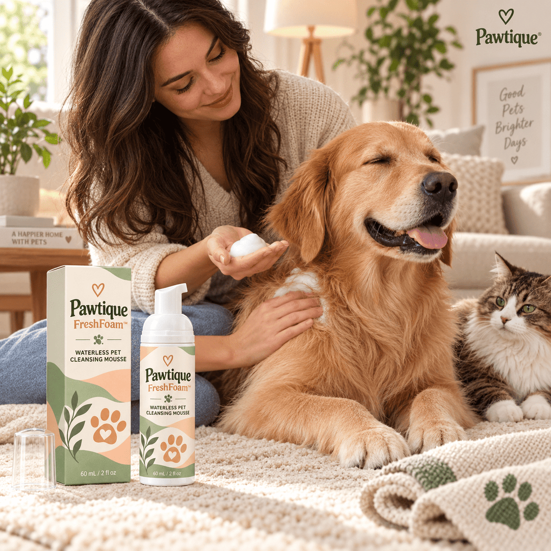 Pawtique FreshFoam™ 60 mL Waterless Pet Cleansing Mousse - Pawtique