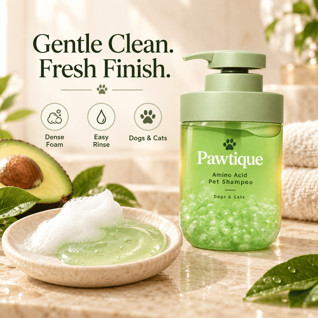Pawtique FreshLeaf™ Amino Acid Pet Shampoo for Dogs &amp; Cats - Pawtique