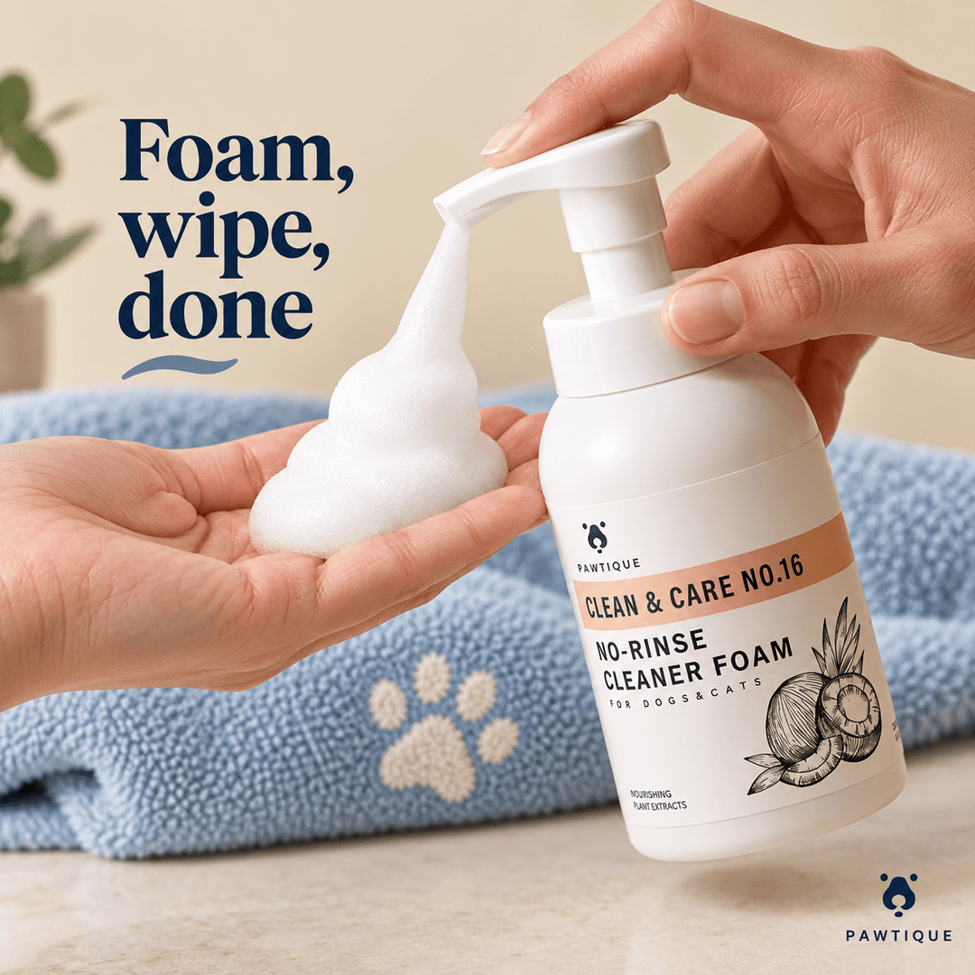 Pawtique FreshStep™ Coconut Oil No-Rinse Pet Cleansing Foam - Pawtique