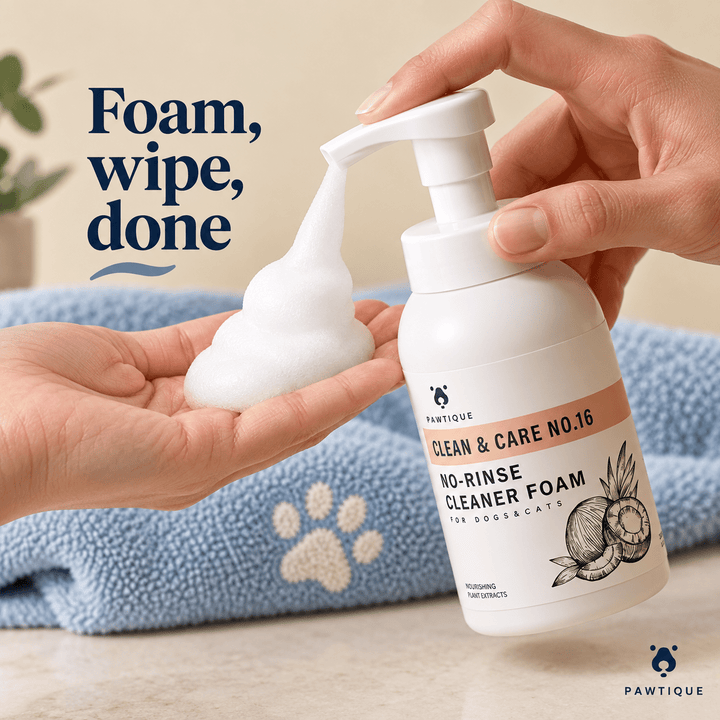 Pawtique FreshStep™ Coconut Oil No-Rinse Pet Cleansing Foam - Pawtique