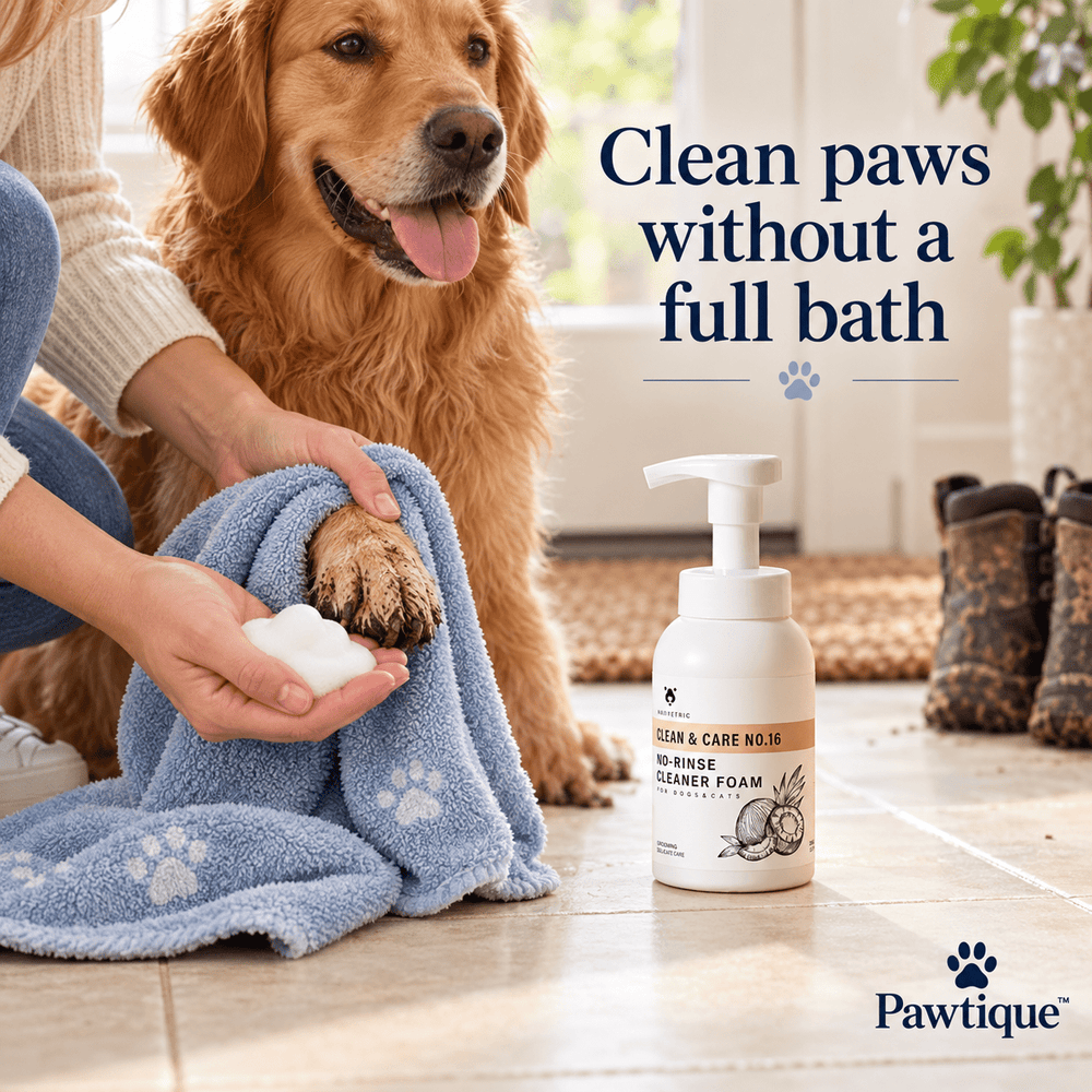 Pawtique FreshStep™ Coconut Oil No-Rinse Pet Cleansing Foam - Pawtique