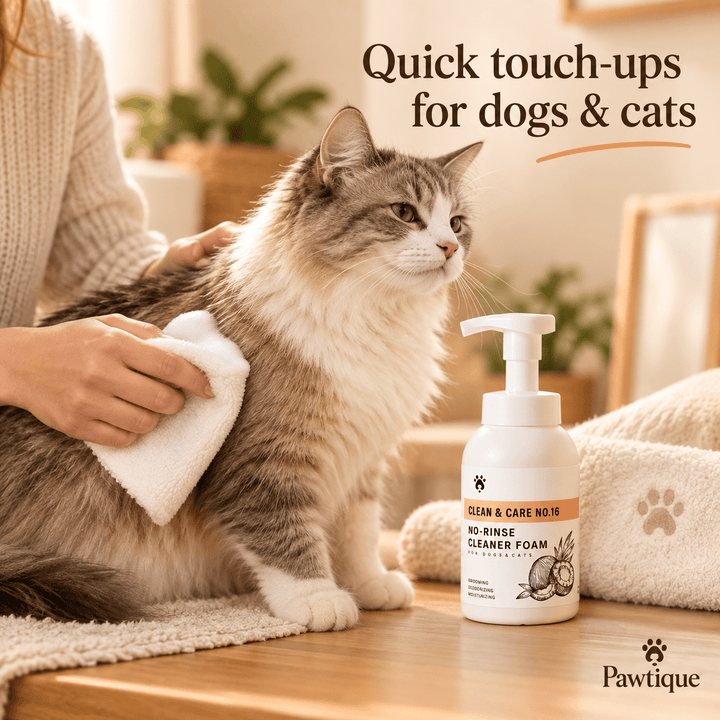 Pawtique FreshStep™ Coconut Oil No-Rinse Pet Cleansing Foam - Pawtique