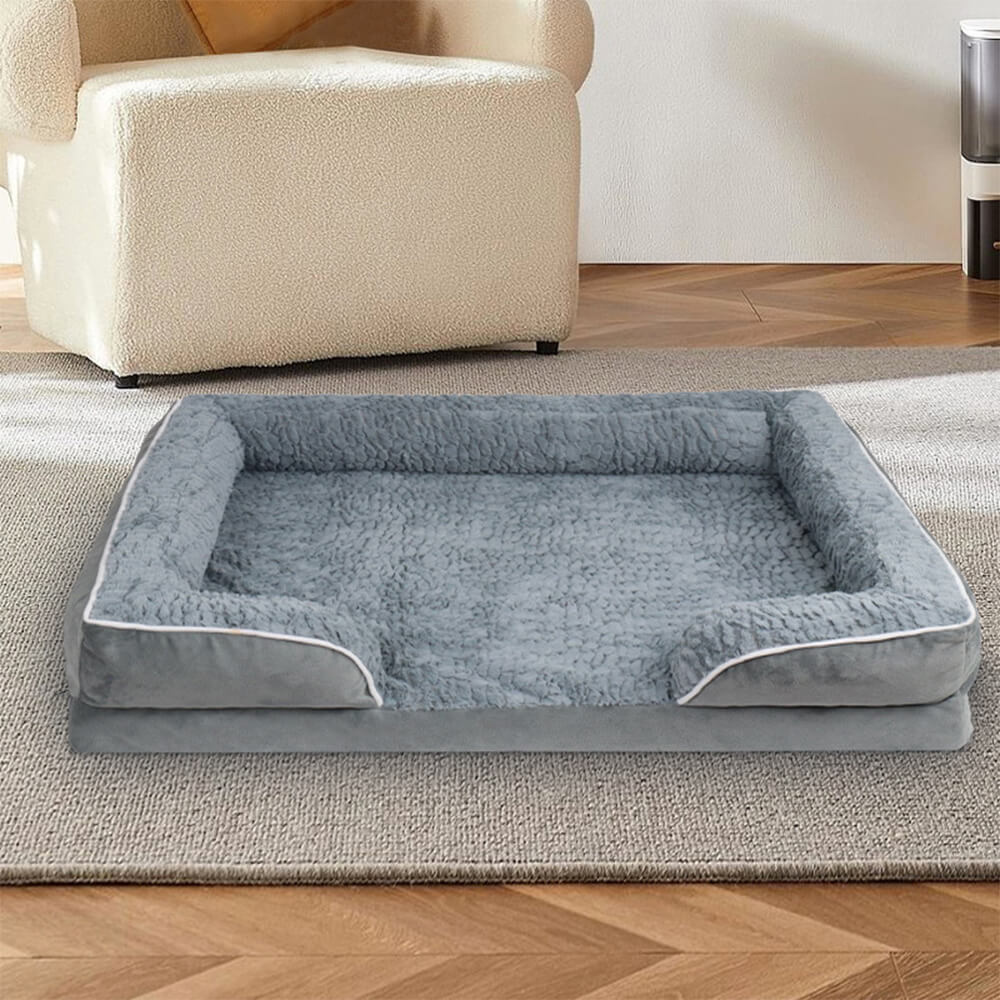 Pawtique FullNest™ Water-Repellent Bolster Dog Bed - Pawtique