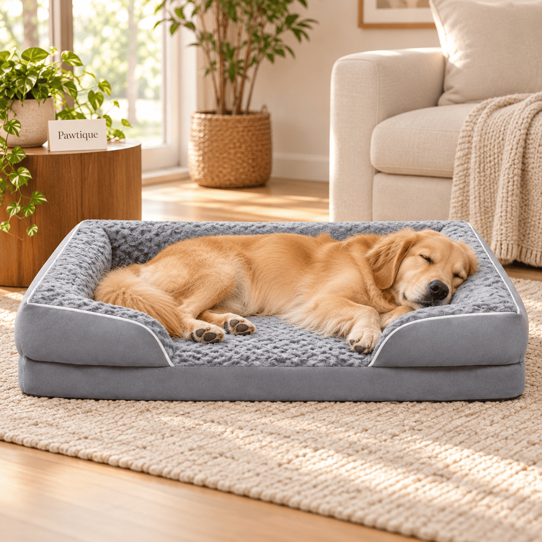 Pawtique FullNest™ Water-Repellent Bolster Dog Bed - Pawtique