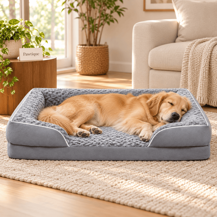 Pawtique FullNest™ Water-Repellent Bolster Dog Bed - Pawtique